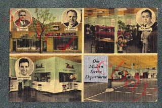 Washington Dc Nash Auto Dealer Linen Advertising - Circa 1949 Postcard Grade 4