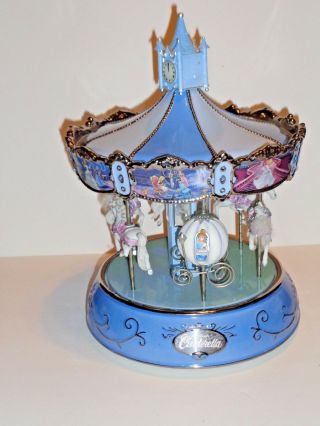 The Wonderful World Of Disney Musical Cinderella Carousel (bradford Exchange)