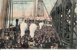 1900 Immigrants Landing St John N.  B.  Canada