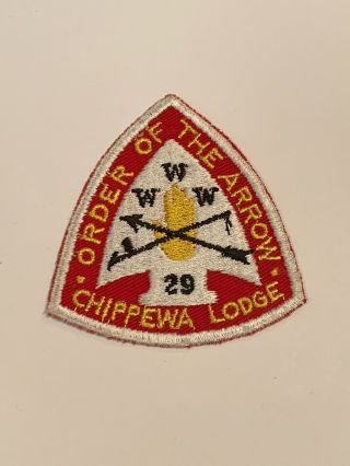 Oa Chippewa Lodge 29x1 Rare Patch