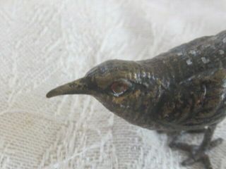 Antique Cold Painted Vienna Bronze Bird Chick Adorable EX 4