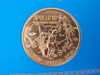Apollo 11 and Apollo 12 Bronze Coin Set Portfolio 4