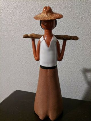 Artesania Santiago Lime Lady 7 Made In Dominican Republic 7.  5 Inches Tall.