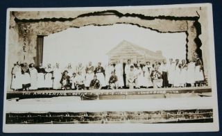 Kkk Ku Klux Klan Play,  The Awakening,  1926 Lynchburg,  Va Postcard Rppc 4