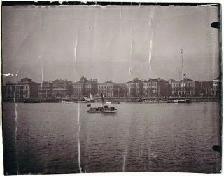 China,  2 old Shanghai Photos View from River at the Bund 2