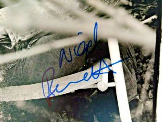 Nigel Bennett Autographed/Signed 8x10 Glossy Black & White Photograph (B1) 2