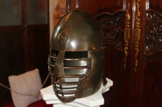 Medieval Helmet,  Blacksmith Made At Pennsic Wma Sca Larp