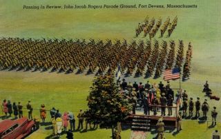 John Jacob Rodgers Parade Ground,  Fort Devens,  Massachusetts Postcard P58