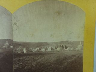 Scarce Antique Stereoview Photo Carversville in Bucks County Pennsylvania 2