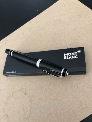 Montblanc Boheme Black & Platinum Roller Pen - Black Onyx -