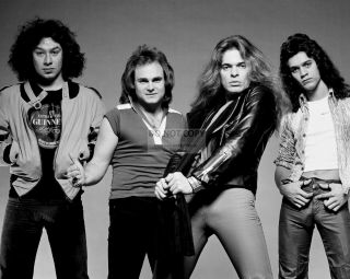 Van Halen David Lee Roth Eddie Alex Michael Anthony Rock Band 8x10 Photo (rt789)