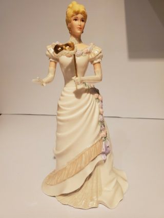 Lenox " Ivory Masquerade Ball " Porcelain Figurine,