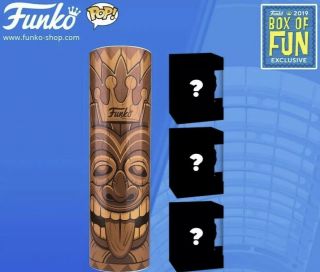 Rare Exclusive Freddy Funko Freaky Tiki Fundays 2019 Box Of Fun - In Hand