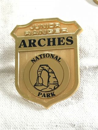 Arches National Park Junior Ranger Pin Back Badge