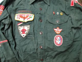 1959 Eagle Boy Scouts Official shirt w/pins & patches Yorkfield,  Illinois rare 2