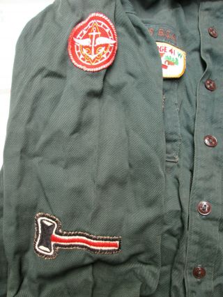 1959 Eagle Boy Scouts Official shirt w/pins & patches Yorkfield,  Illinois rare 6