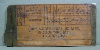 Circa 1900 Wire Rope Caliper,  John Roebling 