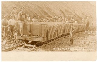 Nesquehoning Pa Coal Co Workers Rail Cars W J Harris Rppc