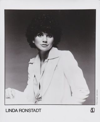 Vintage Press Photograph Linda Ronstadt - Asylum Records - Photo Jim Shea