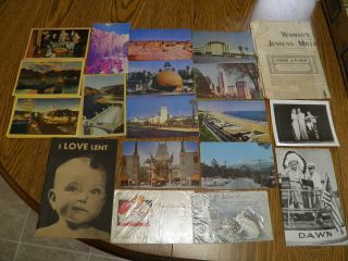 Vintage Postcards Las Vegas,  Hover Dam Women 