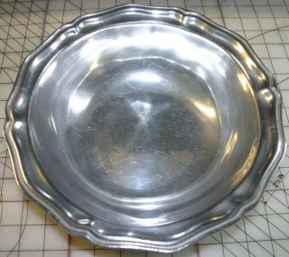 VINTAGE WILTON RWP ARMETALE PEWTER COLUMBIA POLISHED QUEEN ANNE 10 