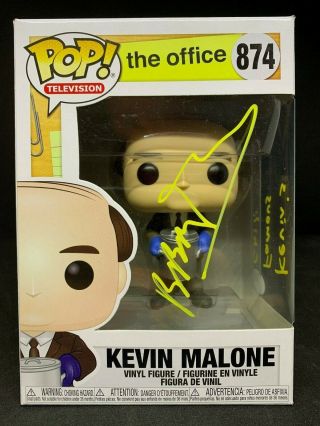 Kevin Malone The Office Funko Pop Signed By Brian Baumgartner Autographed Jsa