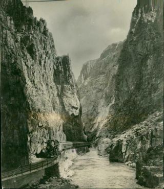 The Royal Gorge Is A Canyon Of The Arkansas River Located West Of Cañon City,  Co