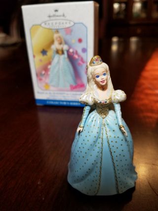 1999 Barbie As Cinderella Hallmark Keepsake Ornament Collectors Series