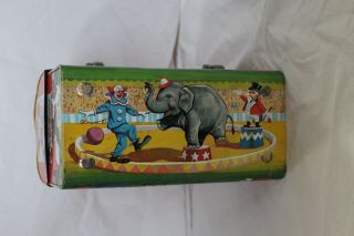 1963 Bozo the Clown Dome Lunch Box w/Matching Thermos 6