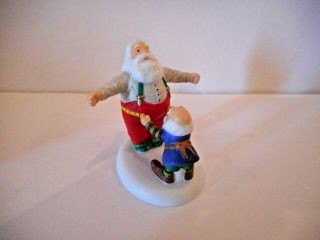 Just The Right Size,  Santa 57209 Dept 56 North Pole Series Figurine