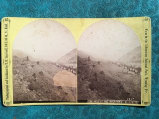 Stereoview: Views In The Yellowstone National Park,  Wyoming Territory 6/10
