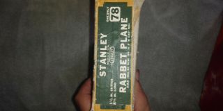 Antique Stanley Rabbet Plane No.  78 All And Beauty 3