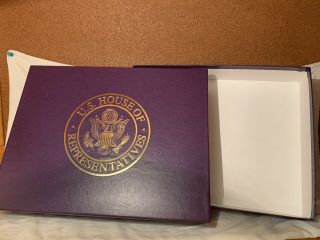 U.  S HOUSE OF REPRESENTATIVES VERY LIMITED GIFT BOX 2