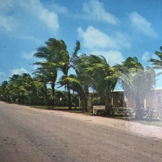 Marshall Islands Postcard Vintage Kwajalein Missile Range Housing Dependent
