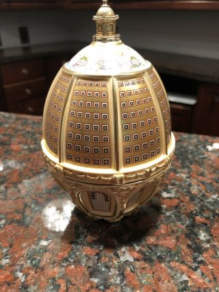 1992 Enlighten the People Egg By Theo Faberge Number 250 of 250 Created 2
