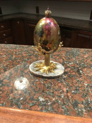 1992 Theo Faberge Tropical Egg Number 154 of 750 Created 2