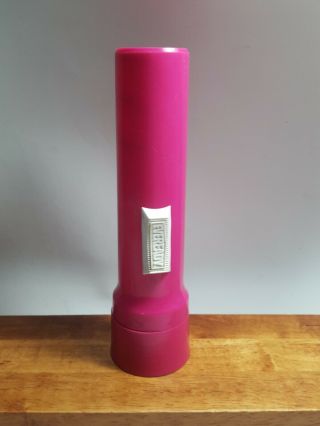Vintage Hot Pink Plastic Eveready Flashlight Pink Color Usa Made