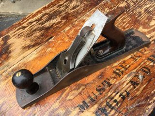 Stanley Bailey No.  5 1/2 Bench Plane,  Corrugated Sole,  Type 11,  3 Patent Dates