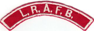Boy Scout L.  R.  A.  F.  B.  Military Base Red & White Half Strip 1/2mbs