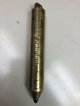Lufkin Solid Brass Plumb Bob 20oz Graduated Non - Sparking Safety Tip