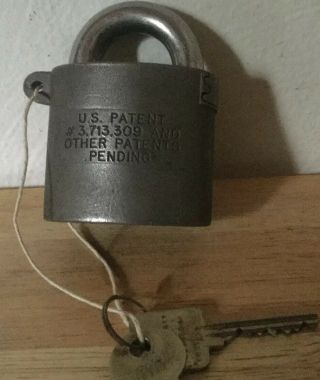 Sargent & Greenleaf Padlock lock US made military Two Keys 2
