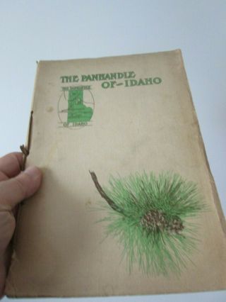 1908 - The Panhandle Of Idaho - Railroad - Travel Brochure W/ Fold Out Map