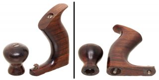 Orig.  Brazilian Rosewood Handle & Knob For Keen Kutter Kk 5 1/2 - Mjdtoolparts