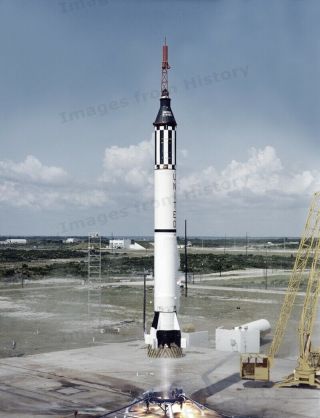 8x10 Print Nasa First Mercury Manned Mission 1961 1008927