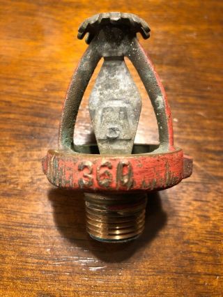 Antique Vintage Grinnell 1929 360 " A " Frame Brass Fire Sprinkler Head