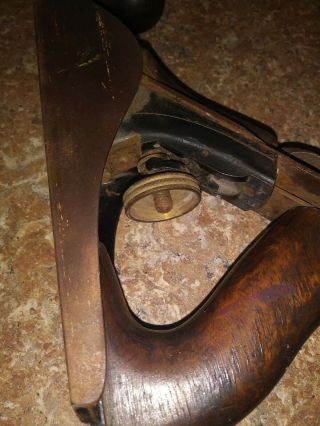 Vintage Stanley Bailey No 3 Smooth Wood Plane Woodworking Tools 9.  25” 3
