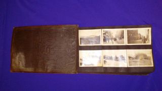 Antique/vintage Photo Album - Military World War I,  Construction,  Logging,  Equipment