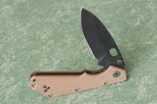 Buck Strider 889cb Sbmf Tactical Folding Knife Knife Coyote Brown Tan G10