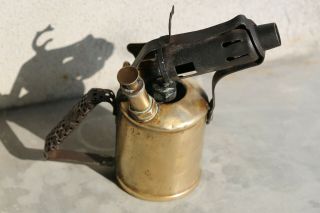 French Antique Primus No 632 Brass Petrol Solder Burner Tool 21cm/ 8.  3inch