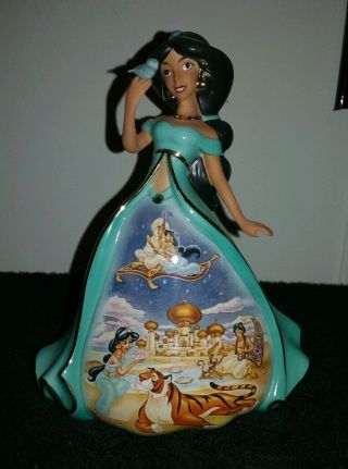2007 Princess Jasmine Disney Princess Bell From Bradford Exchange/